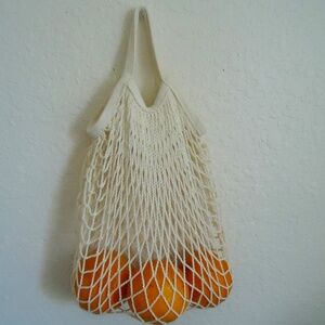 Mesh Net String Cotton Shopping Bag Eco Friendly Foldable Tote Reusable Grocery